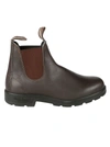 BLUNDSTONE BLUNDSTONE MEN'S BROWN LEATHER ANKLE BOOTS,212500 8.5