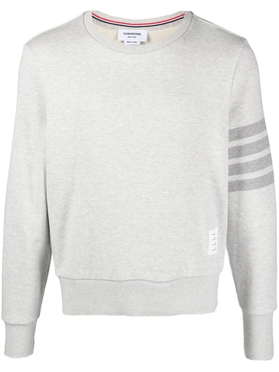 Thom Browne 4-bar Motif Sweatshirt In Grey