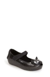 Mini Melissa Kids' 'ultragirl Ii' Slip-on In Black Glitter