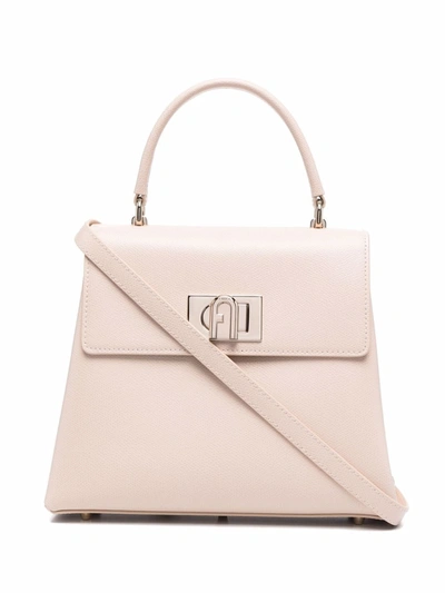 Furla 1927 Small Tote Bag In White