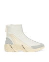 Raf Simons (runner) White/cream Cylon-22 High-top Sneakers In Cream
