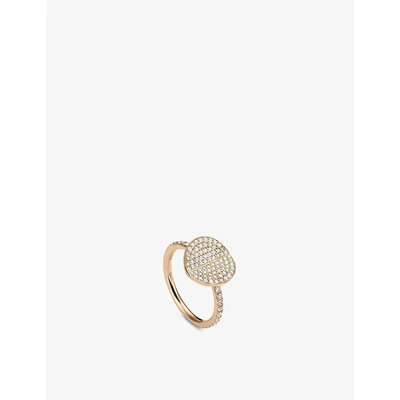 Bucherer Fine Jewellery B Dimension 18ct Rose-gold And 0.71ct Brilliant-cut Diamond Ring In Rose Gold