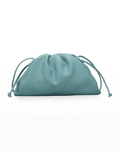 Bottega Veneta Mini Pouch Clutch Bag In Teal