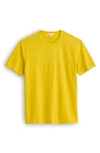 Alex Mill Standard Slim-fit Slub Cotton-jersey T-shirt In Yellow