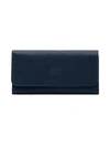 IL BISONTE WOMEN'S LEATHER TRI-FOLD CONTINENTAL WALLET,400014580871