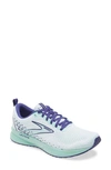Brooks Levitate 5 Running Shoe In White/navy