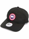 CANADA GOOSE LOGO-PATCH BASEBALL CAP