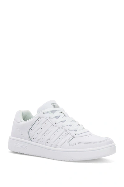 K-swiss Court Palisades Sneaker In White/gray