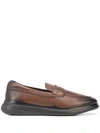 BALLY CHUNKY-SOLE LEATHER LOAFERS