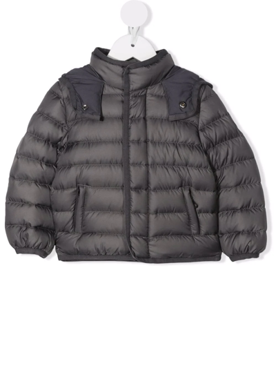 Colmar Babies' Hooded Padded Coat In Grey