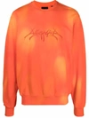 Daily Paper Orange Lexter Acid Round Neck Sweatshirt In Orange