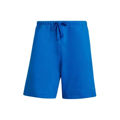 Adidas Originals Essentials Blue Stretch-cotton Shorts