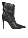 Alexandre Vauthier Pointed Ankle Boots In Black