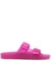 Balenciaga Mallorca Sandals In Transparent Pink Technical Polyurethane In Pink
