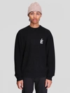 Etudes Studio Boris Monogram-intarsia Jumper In Black