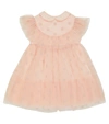 FENDI BABY EMBELLISHED TULLE DRESS,P00615498