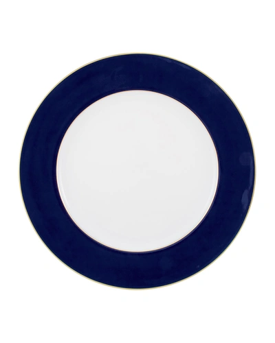 Raynaud Horizon Blue De Four Filet Gold Buffet Plate