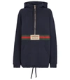GUCCI COTTON JERSEY HOODIE,P00614116