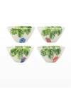 Vietri Nutcrackers Dinnerware Cereal Bowls, Set Of 4