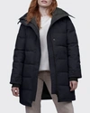 Canada Goose Shelburne Hooded Parka Coat In Gray