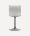 Hay Tint Wine Glass 15cm Set Of Two In Grey