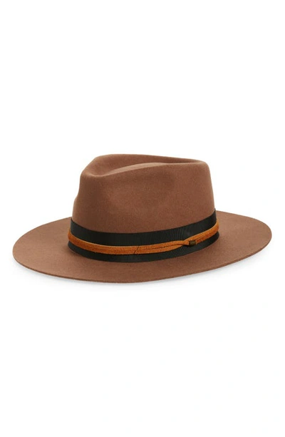 Goorin Bros Midnight Sky Wool Fedora In Whiskey