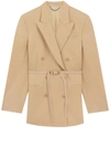 STELLA MCCARTNEY DOUBLE-BREASTED TAILORED WOOL JACKET,8967069