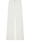 GUCCI FLARE TROUSERS IN ORGANIC COTTON ECO WASHED,8521874
