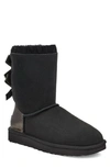 Ugg (r) Bailey Bow Ii Genuine Shearling Boot In Black