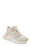 Sorel Kinetic Rnegd Caribou Insulated Sneaker In Chalk Canoe