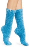 Ugg Leda Cozy Stretch Crew Socks In Mediterranean Blue