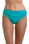 La Blanca 'island' Hipster Bikini Bottoms In Turquoise