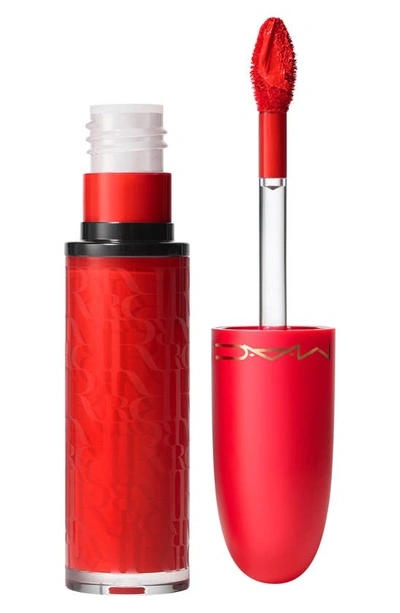 Mac Cosmetics Mac Aute Cuture Starring Rosalía Retro Matte Liquid Lipstick In Spicy Pimenton