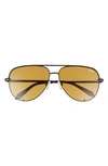 QUAY HIGH KEY 55MM AVIATOR GLASSES,HIGH KEY