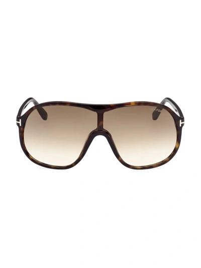 Tom Ford Drew Pilot Sunglasses In Dark Havana