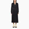 JIL SANDER DARK BLUE LONG DRESS,JSWT506706WT381500-J-JILSA-402