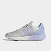 Adidas Originals Adidas Women's Originals Zx 1k Boost Recycled Casual Shoes In Grey One/violet Tone/halo Mint