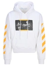 OFF-WHITE CARAVAGGIO PAINTING HOODIE,OMBB037F21FLE0110184