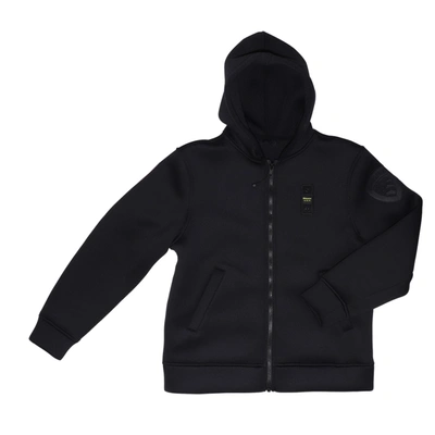 Blauer Kids' Hoodie Hoodie In Black