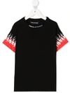 Vision Of Super Logo-print Neckline T-shirt In Black
