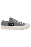 Comme Des Garçons Play Comme Des Gar Ons Play X Converse Big Heart Chuck Taylor 20 Low Grey Uk 11 - Atterley In Grey Grigio