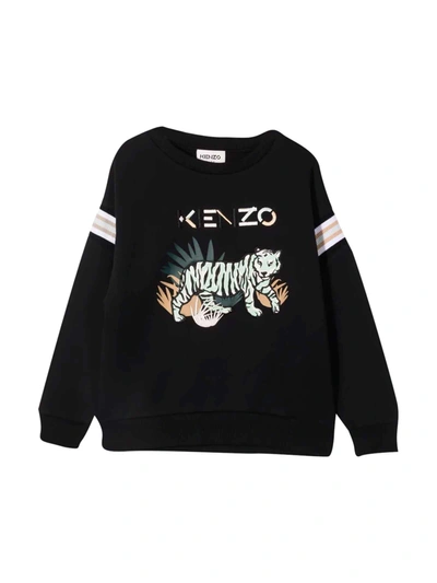 Kenzo Black Teen Sweatshirt In Nero
