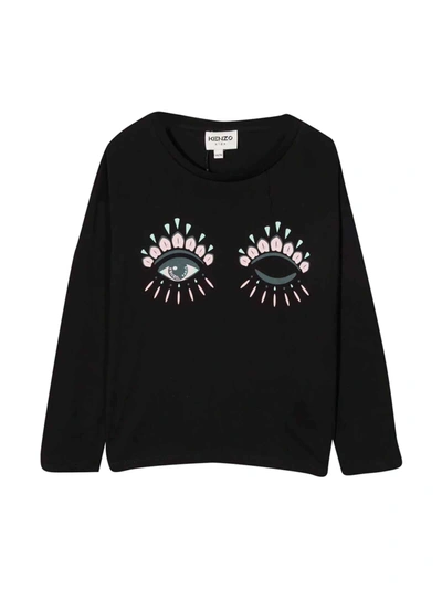 Kenzo Kids' Black Sweatshirt In Nero