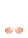 Burberry Be3122 Light Gold Female Sunglasses In Light Gold