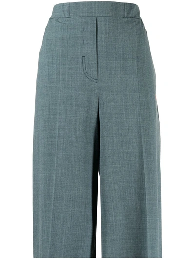 Off-white High-waisted Tailored Shorts In Grün