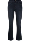 FRAME HIGH-RISE CROPPED JEANS