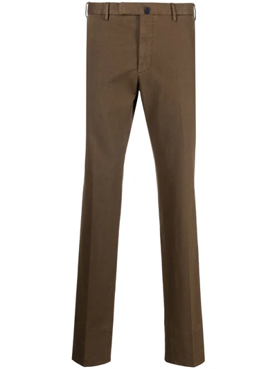 Incotex Straight-leg Trousers In Grün