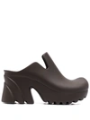 Bottega Veneta Flash Platform Clogs In Brown