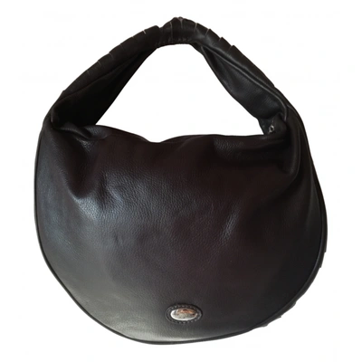 Pre-owned Braccialini Leather Handbag In Brown