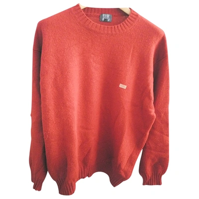 Pre-owned Les Copains Wool Pull In Red